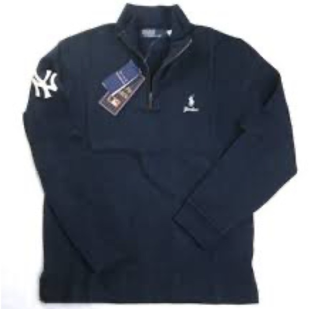 Polo Ralph Lauren - limited NY Yankees Quarter Zip Pullover - mens xl nwt